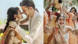 Sreejita De's 'Haldi' Ceremony: Bride-To-Be Wore A White Lehenga With Seashell Jewellery