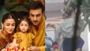 Kapoor Trio, Ranbir, Alia, And Raha Go For Family Outing, Raha's Headband And 'Mickey' Steals Hearts