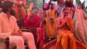 Naga Chaitanya And Sobhita Dhulipala's Wedding Festivities Kickstart With 'Haldi' Ceremony
