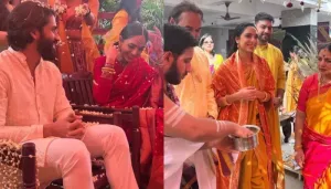 Sobhita Dhulipala's Looks For Her 'Haldi' And Mangala Snanam Screams Of Royal Traditional Aesthetics