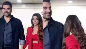 Arbaaz Khan's Wife, Sshura Khan Blushes As Paps Call Her 'Bhabhi Ji', She Arrives In Style For Date