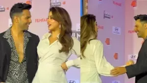 Varun Dhawan Clings To Janhvi Kapoor, Touches Her Inappropriately, Netizen Pens 'He Gets Too Clingy'