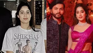 Janhvi Kapoor Flaunts Love For BF, Shikhar Pahariya, Dons Oversized Tee With His Cute Pics And Name