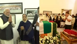 Rahul Gandhi With Folded Hands Pays Last Respects To Ex-PM, Manmohan Singh, Calls It A Personal Loss