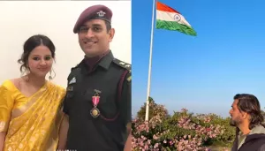 MS Dhoni Hoists The Indian Flag In His Garden On Republic Day, Sakshi Shares Rare Glimpses Of Thala