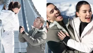 Amy Jackson Shares Her Dreamy Proposal Pictures With Ed Westwick, Flaunts Huge Diamond Ring