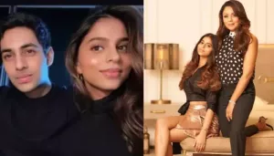 Agastya Nanda Parties With His Rumoured GF, Suhana Khan's Mom, Gauri Khan, The Latter Hides Her Face