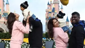 'Jawan' Director, Atlee Celebrates 1st B'Day Of His Baby Boy With Wife In Disneyland, Drops Photo