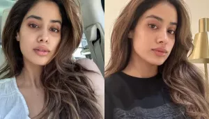 Janhvi Kapoor Flaunts Her No-Makeup Look In Adorable Pics, Netizens Wonder If Her Freckles Are Fake