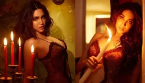 Sharvari Wagh Raises The Temperature In Lacy Outfit With A Cut-Out Near The Midriff, Netizens React