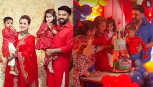 Kapil Sharma Hosts Spiderman-Themed Party For Son, Trishaan's B'Day, Cuts Unique 2-Tiered Cake