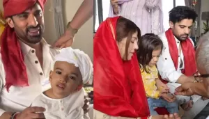 Addite Malik Gives A Sneak Peek Into Son, Ekbir's 'Mundan' Ceremony, Calls The Baby Boy 'Sudama'