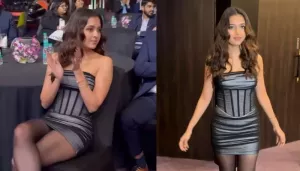 Tejasswi Prakash Graces An Event In A Body-Hugging Mini Dress, Netizen Claims 'Walking Like A Man'
