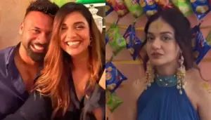 Divya Agarwal Stuns In A Blue Ensemble At Her 'Haldi', Her Home Gets A Unique 'Lays' Decoration