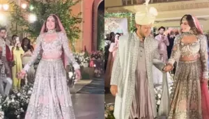 Surbhi Chandna Turns A Happy Bride As She Dances While Walking Down The Aisle, Dons A Silver Lehenga
