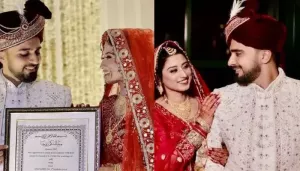 Rakhi Sawant's Ex-Hubby, Adil Durrani Marries 'BB12' Fame, Somi Khan, Bride And Groom Pose Happily