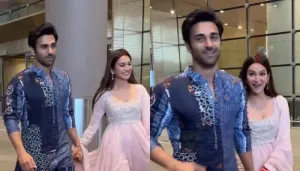 Kriti Kharbanda Flaunts 'Chooda', 'Sindoor' At Her FIRST Public Appearance Post-Wedding With Pulkit
