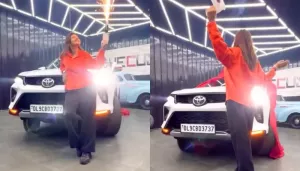 Fashion Influencer, Anjali Arora 'Fakes' Lavish Lifestyle, Shows Off Her Fortuner As 'Land Cruiser'