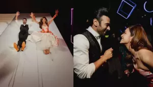 Pulkit Samrat-Kriti Kharbanda's Reception: From A Special Slide Moment To Dancing The Night Away
