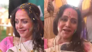 Hema Malini Celebrates 'Phoolon Ki Holi' In Vrindavan Croons To 'Sholay's Iconic Song, 'Holi Ke Din'