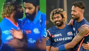 Hardik Pandya Shoves Lasith Malinga After Losing Against SRH, Netizens Mercilessly Mock The Captain