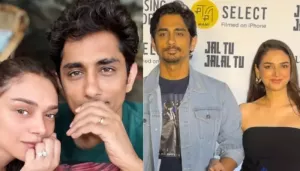 Aditi Rao Hydari Spotted Hand-In-Hand With Fiance, Siddharth For The First Time After Engagement