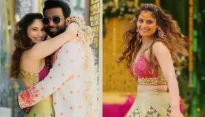 Arti Singh Drops Lovey-Dovey Photos With Her Soon-To-Be Groom, Dipak From Their 'Haldi' Ceremony