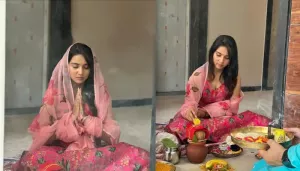 'Meet' Fame, Ashi Singh Buys A Flat In Mumbai, Wears A 'Gulabi Salwar Suit' For The 'Griha Pravesh'