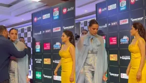 Neha Dhupia Seemingly Ignores Nushrratt Bharuccha At An Event, Netizen Pens 'Rude From Her'