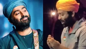 Arijit Singh Chops Nails During Live Concert In Dubai, Leaving Netizens To Call Him 'Unprofessional'