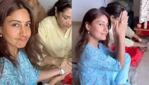 Surbhi Chandna Shares Her 'Chooda Vadhana Rasam' On Akshaya Tritiya, Gets Emotional In The Clip