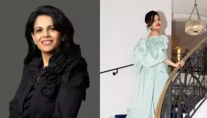 'Shark Tank India's Namita Thapar Makes Debut At The Cannes, Stuns In A Sultry Off-Shoulder Dress