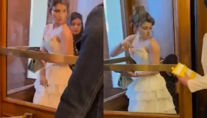 Urvashi Rautela Gets Stuck In A Revolving Door At Cannes 2024, Netizens React To The Awkward Moment