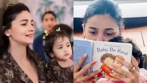 Alia Bhatt Spends Precious Times With Raha, The Doting Mommy Reads 'Baby Be Kind' To Her Daughter