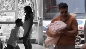Varun Dhawan Turns Protective As He Takes His Baby Girl Home, Holds Her Close In A Printed Swaddle