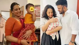 Swara Bhasker Finally Reveals Daughter, Raabiyaa's Face, Baby Girl Looks Cute In Printed Co-Ord Set