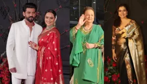 Sonakshi Sinha And Zaheer Iqbal's Reception: Saira Banu Looks Elegant, Kajol, Anil And Others Arrive