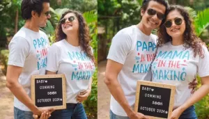 Drashti Dhami Reveals Her Due Date As She Flaunts Her Baby Bump In 'Mama In The Making' T-Shirt