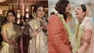 Nita Ambani Greets Guests At Anant-Radhika's 2nd Reception With Family, Bride Dons Lavender Lehenga