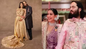 Radhika Merchant Can't Stop Smiling As Anant Ambani Held Her Close In Unseen Wedding Reception Pic