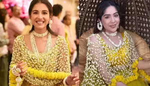 Delhi Influencer Re-Creates Radhika Merchant's 'Phoolon Ka Dupatta' Look For 'Haldi' In Just Rs. 2K