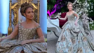 Manish Malhotra Designs Jennifer Lopez's 'Bridgerton'-Theme Vintage Gown For Her 55th B'Day Bash