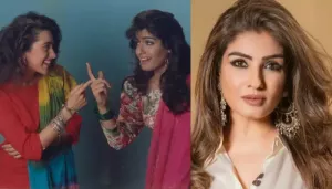 Raveena Tandon Reacts To The Claims Of Her And Karisma's Clash At Airport, 'A Few Who're Insecure..'