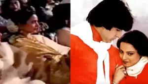 Rekha Blushed When Amitabh Bachchan Enacted A Monologue From Silsila, 'Haan Humko Mohabbat Hai...'