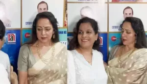 Hema Malini Feels Uncomfortable As Woman Tries To Touch Her At Mumbai Event: 'Haath Nahi..'