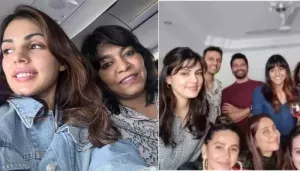 Rhea Chakraborty Shares Her Parents With Her Friends Drank Wine And Dined While She Was Imprisoned