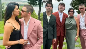 Nick Jonas Strikes A Romantic Pose With Priyanka Chopra From Their Family Wedding, Sets Couple Goals