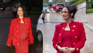 Soon-To-Be Mom, Masaba Gupta, Looks Radiant In All Red Outfit As She Steps Out To Attend An Event
