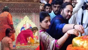 Nita Ambani Makes 'Prasad' For Ganpati Bappa's Grand Aagman, Radhika Merchant And Anant Ambani Help