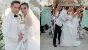 Unseen Photos From Ed Westwick And Amy Jackson's Italian Wedding Festivities At Rocca Cilento Castle